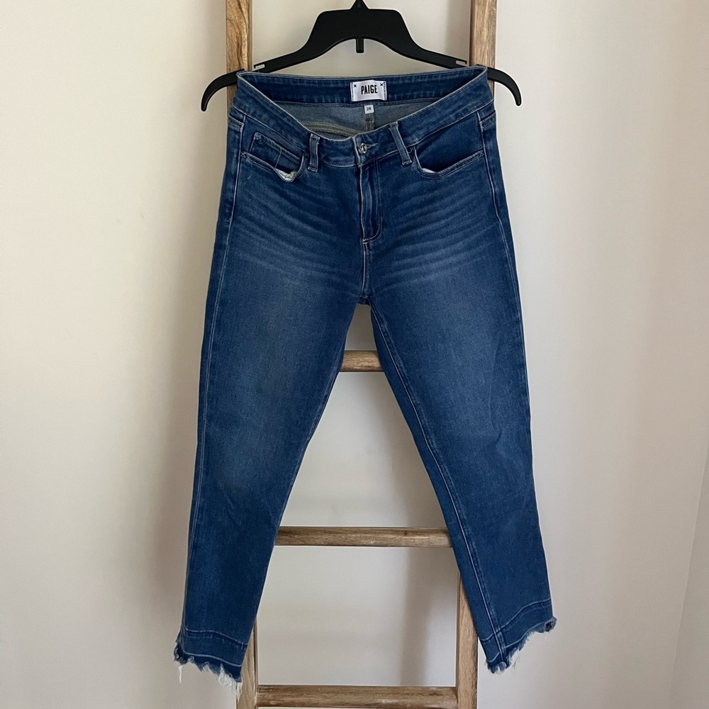 Paige Jeans Women’s Skyline Skinny Crop Blue Size 28